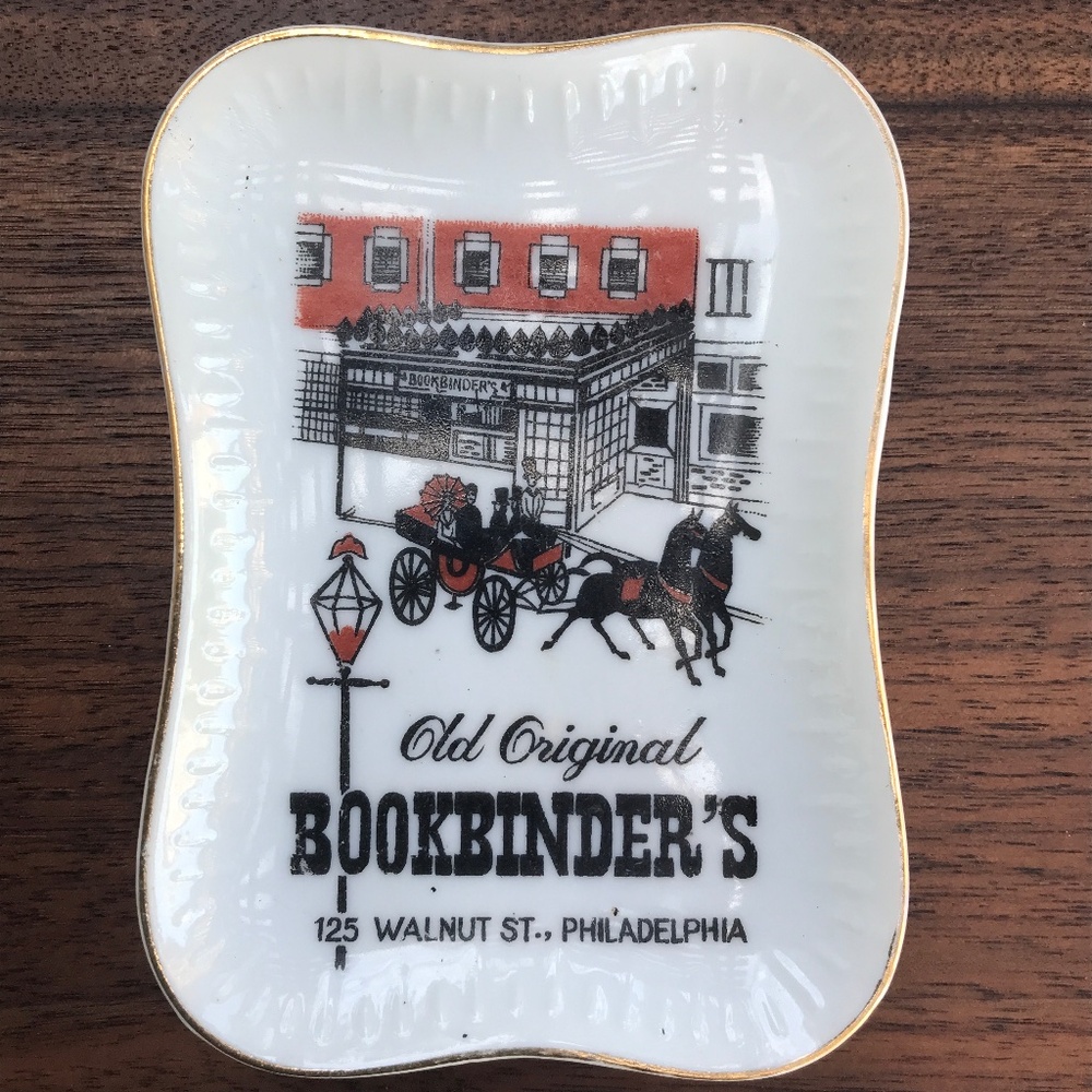 Vintage Old Original Bookbinder’s Trinket Tray